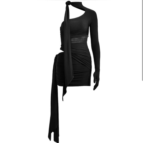 HM X MUGLER DRESS - SIZE: M - Picture 2 of 5